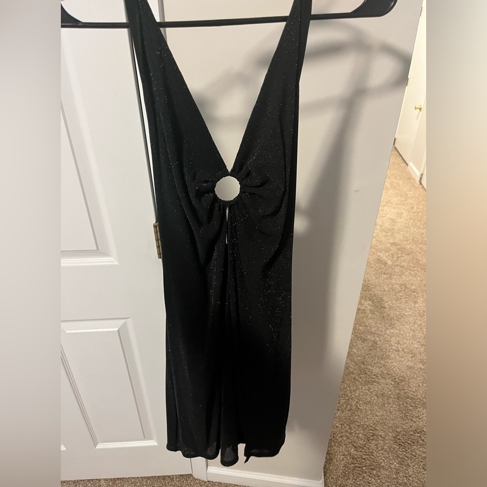 Wild Fable women's sparkly black dress